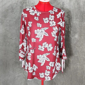 Tickled Teal Polyester long sleeve top